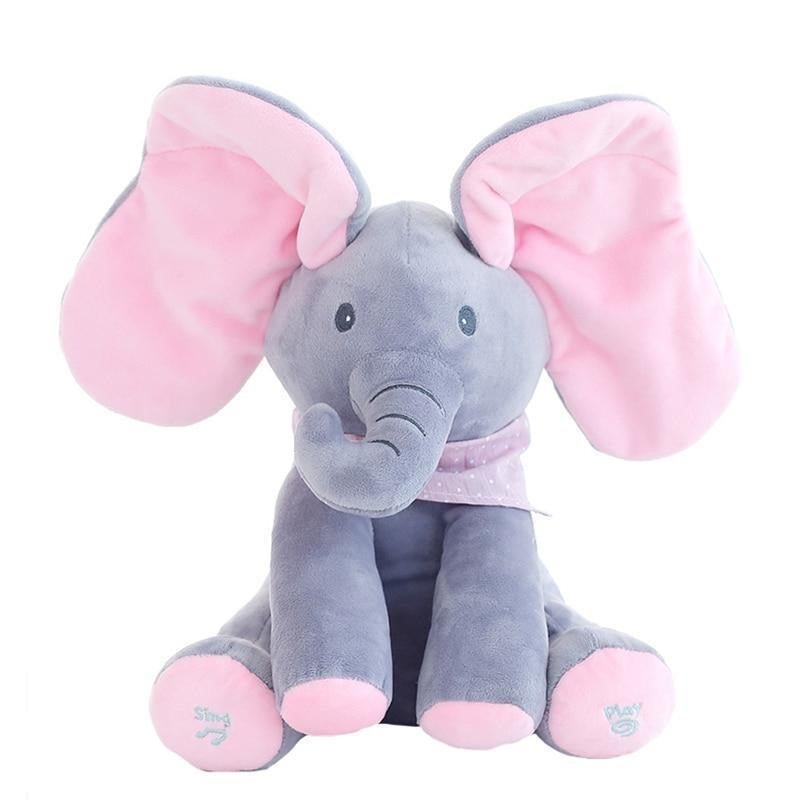 Pink elephant best sale baby toy