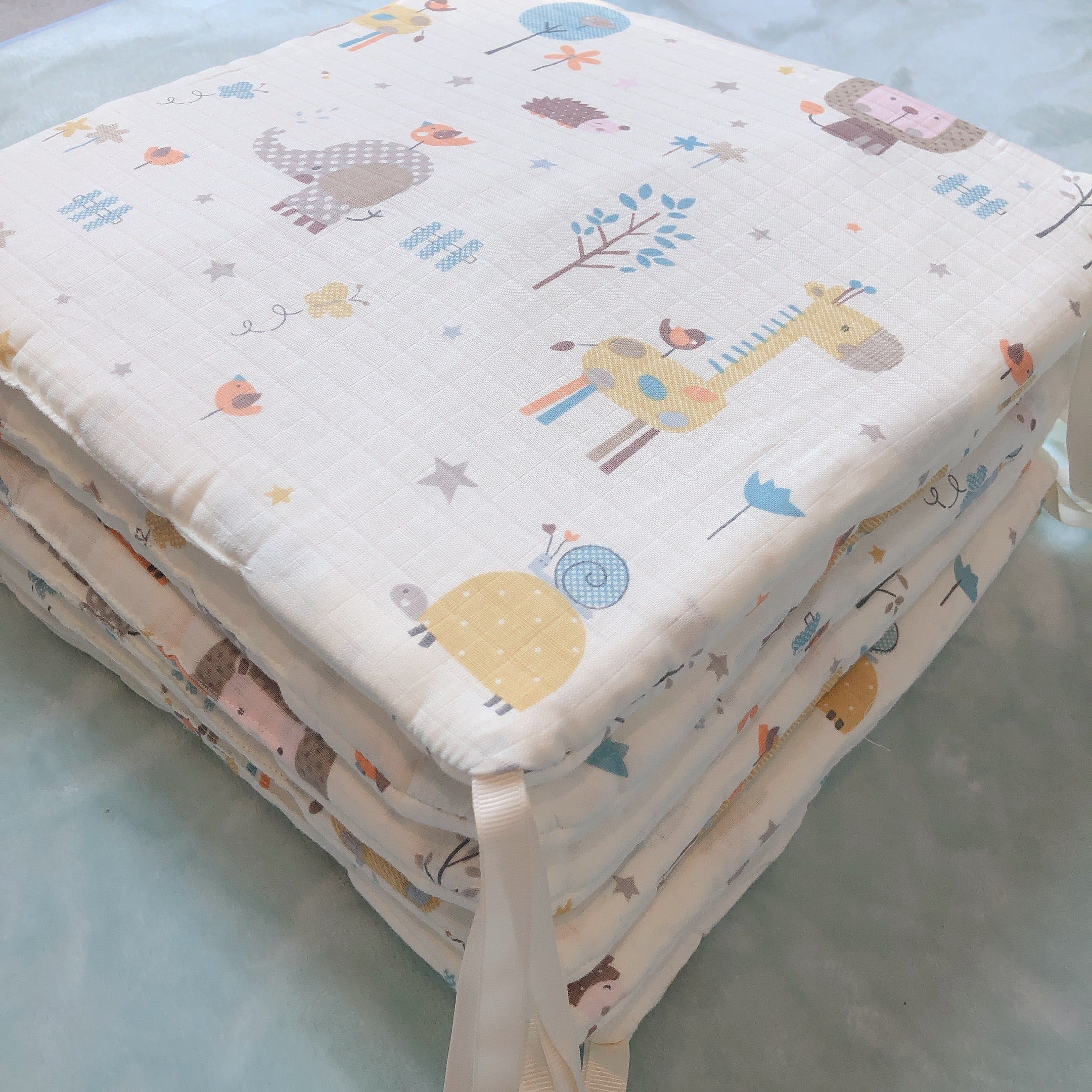 Baby Cot Bumper Cushion Set (6pcs)